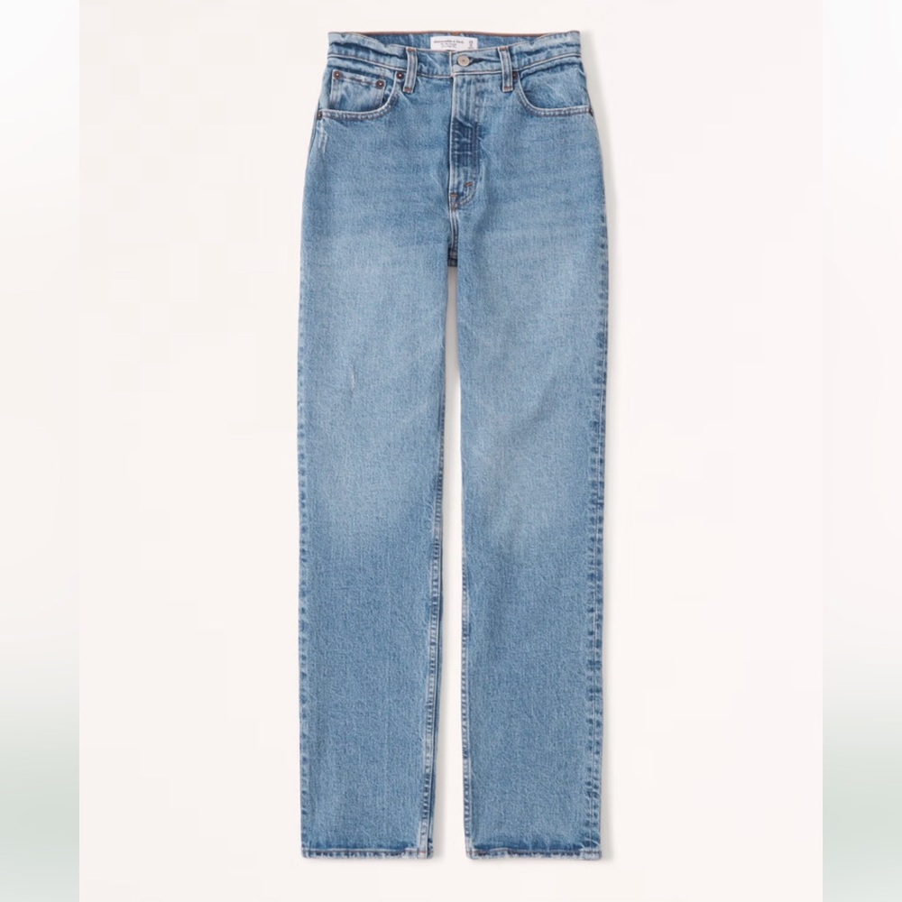 Abercrombie Ultra High Rise 90s Straight Jean